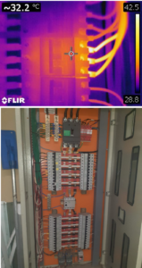 TERMOGRAFIA EM QUADRO ELÉTRICO